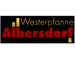 Restaurant Wester-Pfanne Albersdorf logo.